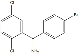 (4-bromophenyl)(2,5-dichlorophenyl)methanamine 化学構造式