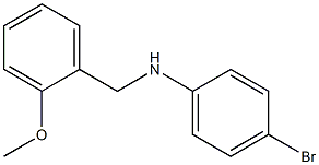 (4-bromophenyl)(2-methoxyphenyl)methylamine 结构式