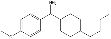 (4-butylcyclohexyl)(4-methoxyphenyl)methanamine,,结构式