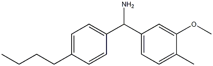  (4-butylphenyl)(3-methoxy-4-methylphenyl)methanamine