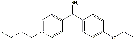 (4-butylphenyl)(4-ethoxyphenyl)methanamine 化学構造式