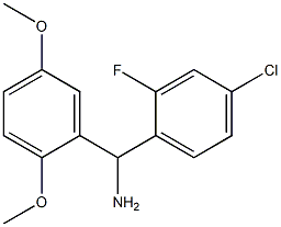 (4-chloro-2-fluorophenyl)(2,5-dimethoxyphenyl)methanamine