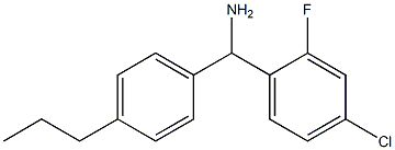 (4-chloro-2-fluorophenyl)(4-propylphenyl)methanamine