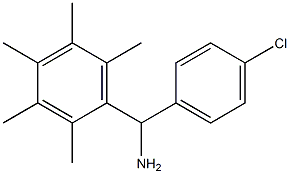  (4-chlorophenyl)(2,3,4,5,6-pentamethylphenyl)methanamine