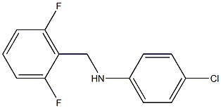 (4-chlorophenyl)(2,6-difluorophenyl)methylamine 结构式