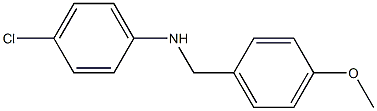 (4-chlorophenyl)(4-methoxyphenyl)methylamine 结构式