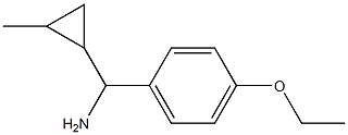 (4-ethoxyphenyl)(2-methylcyclopropyl)methanamine Structure