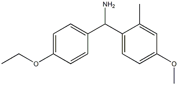 (4-ethoxyphenyl)(4-methoxy-2-methylphenyl)methanamine|