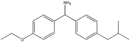 (4-ethoxyphenyl)[4-(2-methylpropyl)phenyl]methanamine