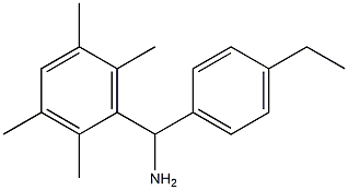 (4-ethylphenyl)(2,3,5,6-tetramethylphenyl)methanamine,,结构式