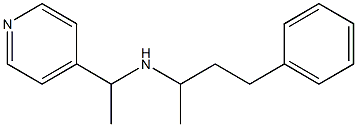 (4-phenylbutan-2-yl)[1-(pyridin-4-yl)ethyl]amine 结构式