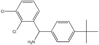 (4-tert-butylphenyl)(2,3-dichlorophenyl)methanamine Struktur