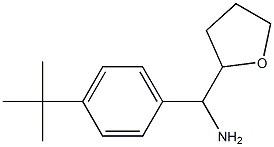(4-tert-butylphenyl)(oxolan-2-yl)methanamine Structure