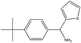 (4-tert-butylphenyl)(thiophen-2-yl)methanamine Structure