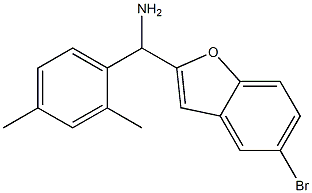  (5-bromo-1-benzofuran-2-yl)(2,4-dimethylphenyl)methanamine