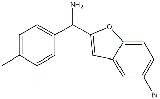 (5-bromo-1-benzofuran-2-yl)(3,4-dimethylphenyl)methanamine