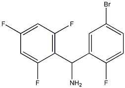  (5-bromo-2-fluorophenyl)(2,4,6-trifluorophenyl)methanamine