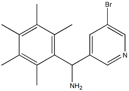 (5-bromopyridin-3-yl)(2,3,4,5,6-pentamethylphenyl)methanamine