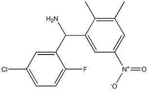  (5-chloro-2-fluorophenyl)(2,3-dimethyl-5-nitrophenyl)methanamine