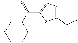 (5-ethylthien-2-yl)(piperidin-3-yl)methanone Structure