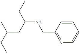 (5-methylheptan-3-yl)(pyridin-2-ylmethyl)amine 化学構造式