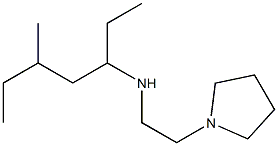 (5-methylheptan-3-yl)[2-(pyrrolidin-1-yl)ethyl]amine Structure