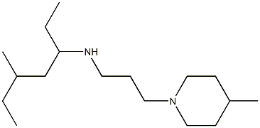 (5-methylheptan-3-yl)[3-(4-methylpiperidin-1-yl)propyl]amine Struktur