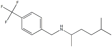 (5-methylhexan-2-yl)({[4-(trifluoromethyl)phenyl]methyl})amine Struktur