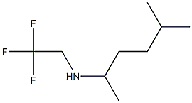 (5-methylhexan-2-yl)(2,2,2-trifluoroethyl)amine 结构式