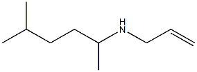 (5-methylhexan-2-yl)(prop-2-en-1-yl)amine Struktur