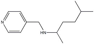 (5-methylhexan-2-yl)(pyridin-4-ylmethyl)amine,,结构式