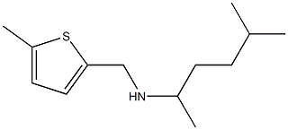 (5-methylhexan-2-yl)[(5-methylthiophen-2-yl)methyl]amine Struktur