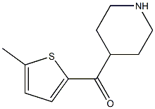 (5-methylthien-2-yl)(piperidin-4-yl)methanone Structure