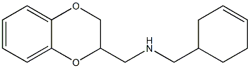 (cyclohex-3-en-1-ylmethyl)(2,3-dihydro-1,4-benzodioxin-2-ylmethyl)amine|