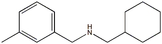 (cyclohexylmethyl)[(3-methylphenyl)methyl]amine Structure