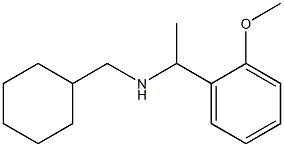 (cyclohexylmethyl)[1-(2-methoxyphenyl)ethyl]amine