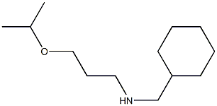 (cyclohexylmethyl)[3-(propan-2-yloxy)propyl]amine Struktur