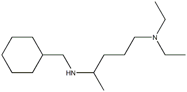 (cyclohexylmethyl)[5-(diethylamino)pentan-2-yl]amine