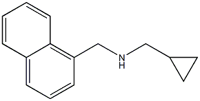 (cyclopropylmethyl)(naphthalen-1-ylmethyl)amine Struktur