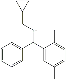 (cyclopropylmethyl)[(2,5-dimethylphenyl)(phenyl)methyl]amine