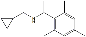 (cyclopropylmethyl)[1-(2,4,6-trimethylphenyl)ethyl]amine,,结构式