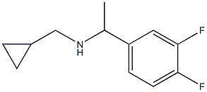 (cyclopropylmethyl)[1-(3,4-difluorophenyl)ethyl]amine Structure