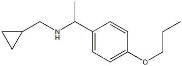 (cyclopropylmethyl)[1-(4-propoxyphenyl)ethyl]amine|