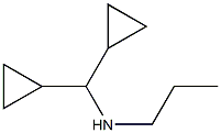 (dicyclopropylmethyl)(propyl)amine Structure