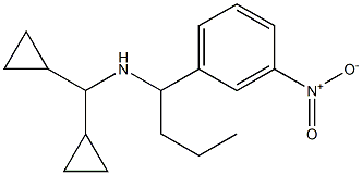 (dicyclopropylmethyl)[1-(3-nitrophenyl)butyl]amine