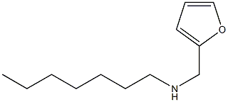 (furan-2-ylmethyl)(heptyl)amine 结构式