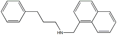 (naphthalen-1-ylmethyl)(3-phenylpropyl)amine Structure