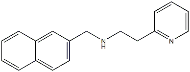 (naphthalen-2-ylmethyl)[2-(pyridin-2-yl)ethyl]amine Structure