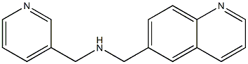 (pyridin-3-ylmethyl)(quinolin-6-ylmethyl)amine Structure