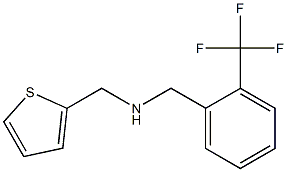  (thiophen-2-ylmethyl)({[2-(trifluoromethyl)phenyl]methyl})amine